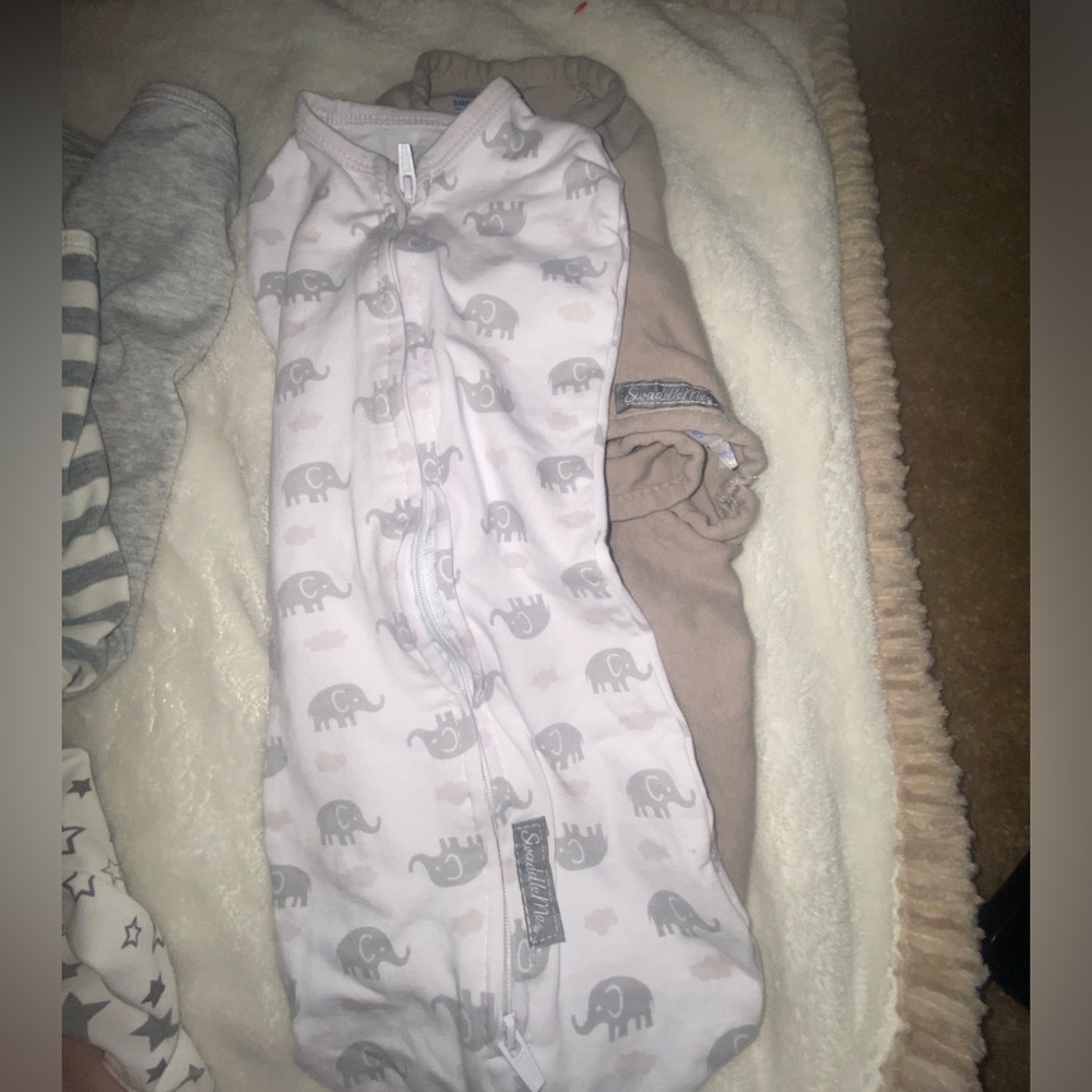 swaddle me sleep sacks. brand new never used. size NB & SM